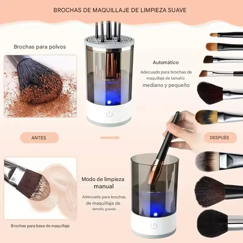 CleanBeautyPro™ | Limpiadora de Brochas